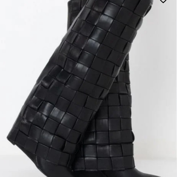 New Kinda Night Wedge Boot Size 10 - Picture 2 of 6